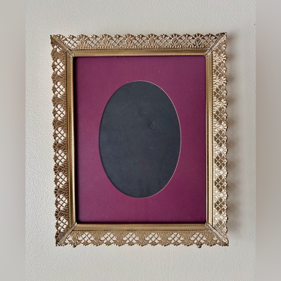 Vintage Gold Rimmed Photo Frame - Picture 4 of 6